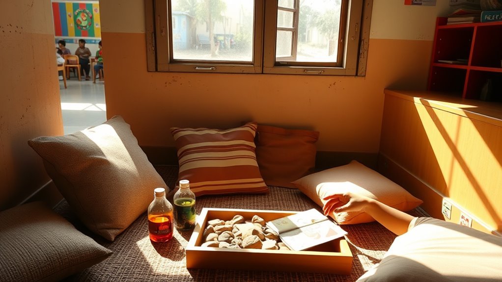 low cost sensory calm corner
