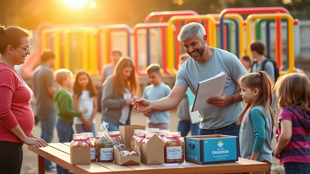 organize inclusive tiered fundraisers