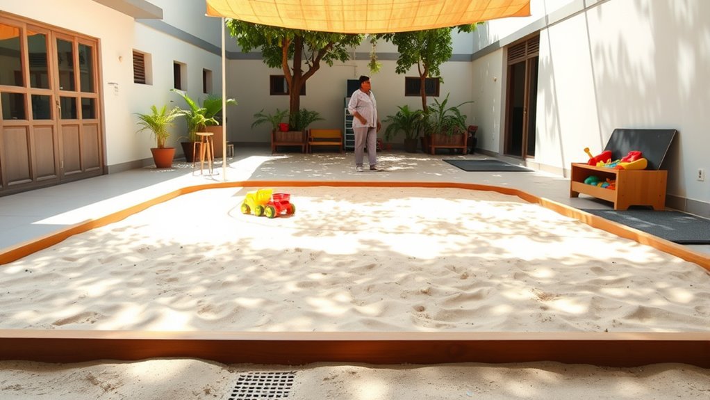 ready safe sand play area