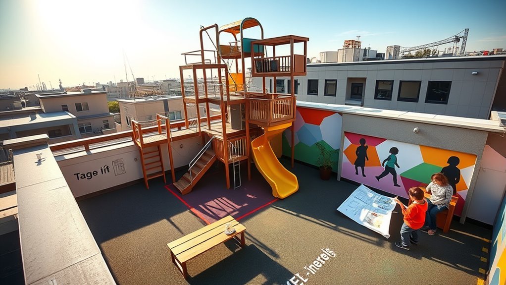 vertical play site measurements safety inclusivity