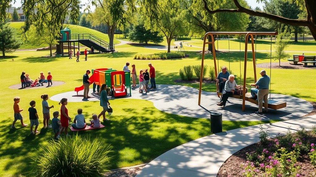 shared accessible intergenerational parks
