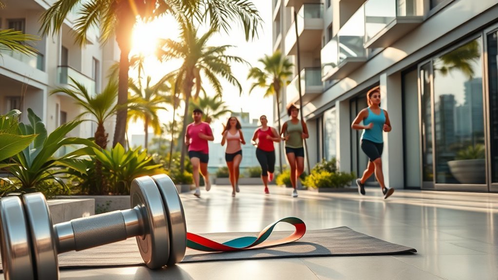 open gyms wellness centric housing